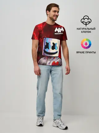 Мужская базовая футболка / MARSHMELLO