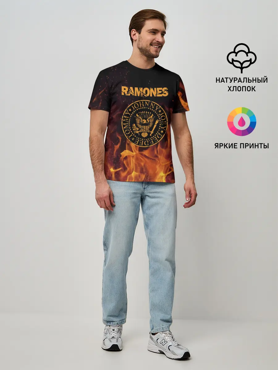 Мужская базовая футболка / Ramones