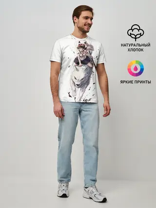 Мужская базовая футболка / Принцесса Мононоке