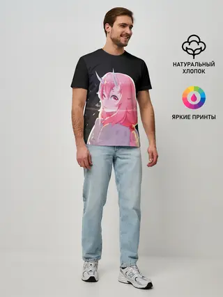 Мужская базовая футболка / Аниме Слизь