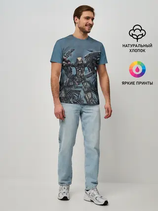 Мужская базовая футболка / Фильм Хищник