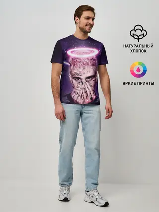 Мужская базовая футболка / Lil Peep