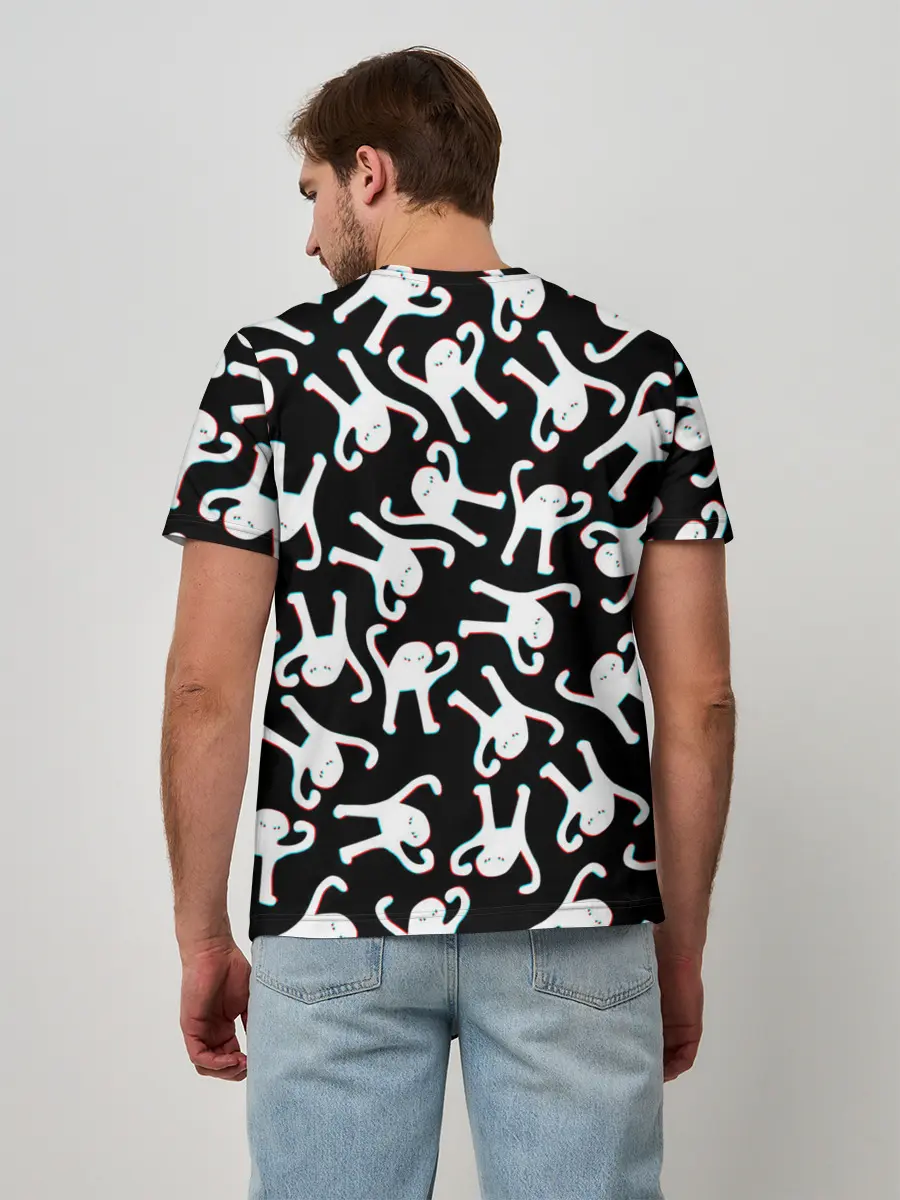 Мужская базовая футболка / ЪУЪ СЪУКА ГЛИТЧ