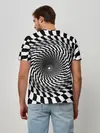 Мужская базовая футболка / Оптические квадраты