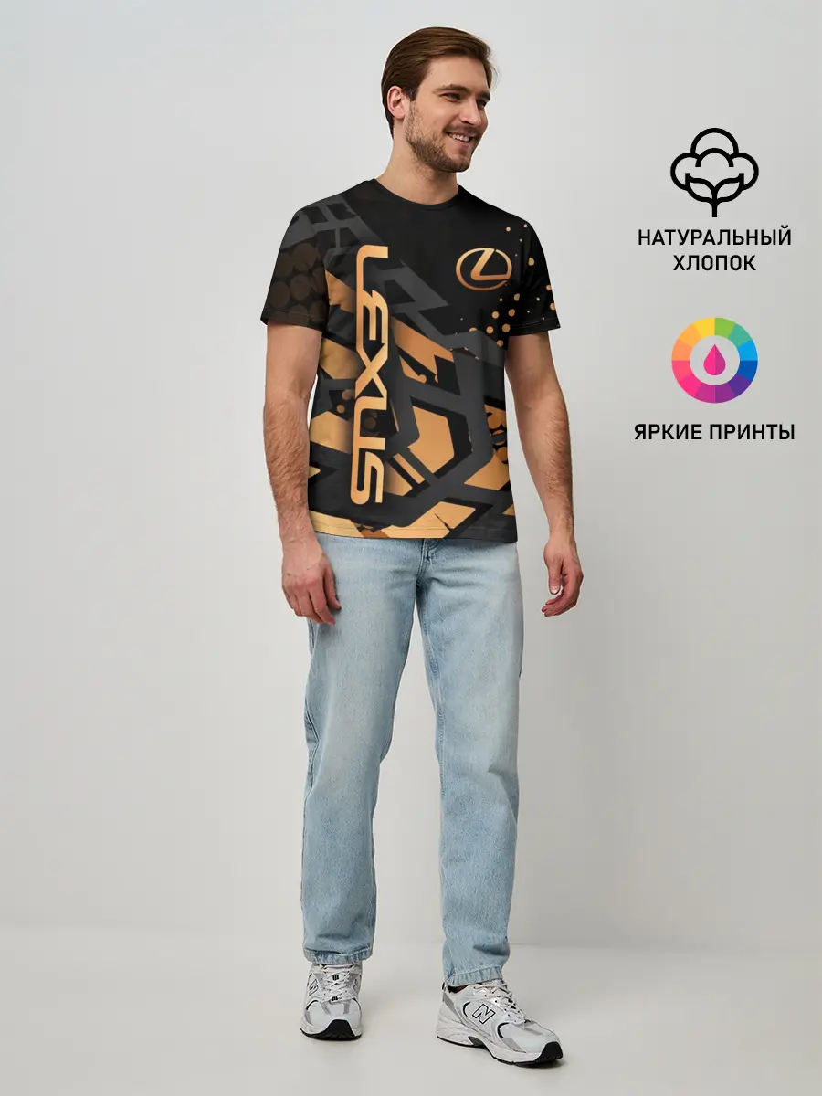 Мужская базовая футболка / Lexus