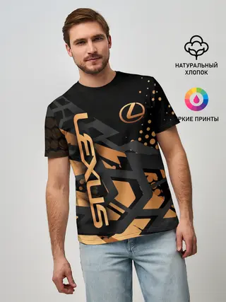 Мужская базовая футболка / Lexus