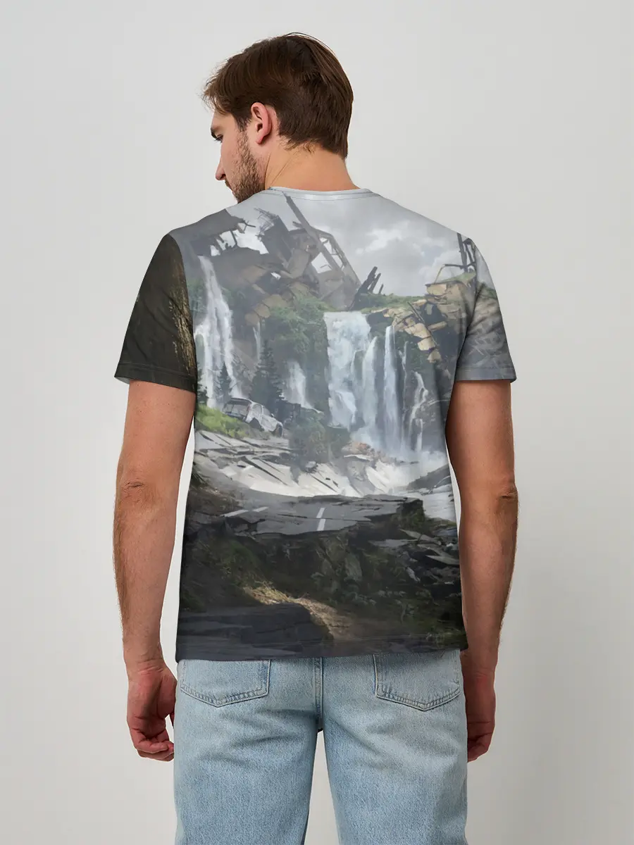 Мужская базовая футболка / Элли и Дина