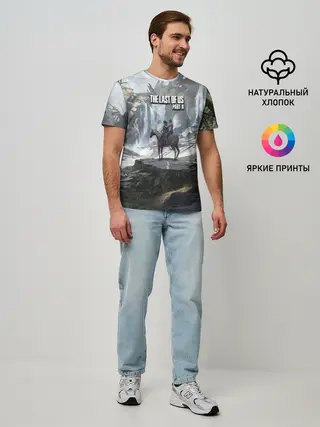 Мужская базовая футболка / Элли и Дина