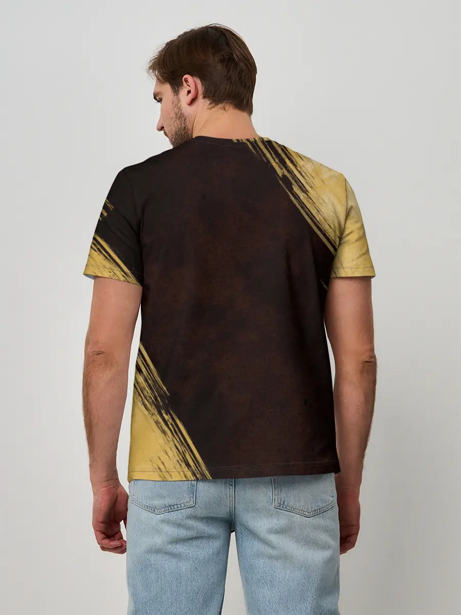 Мужская базовая футболка / Черный Клевер