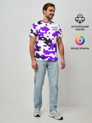 Мужская базовая футболка / pro100