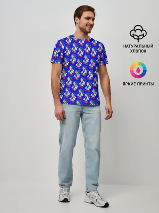 Мужская базовая футболка / SONIC