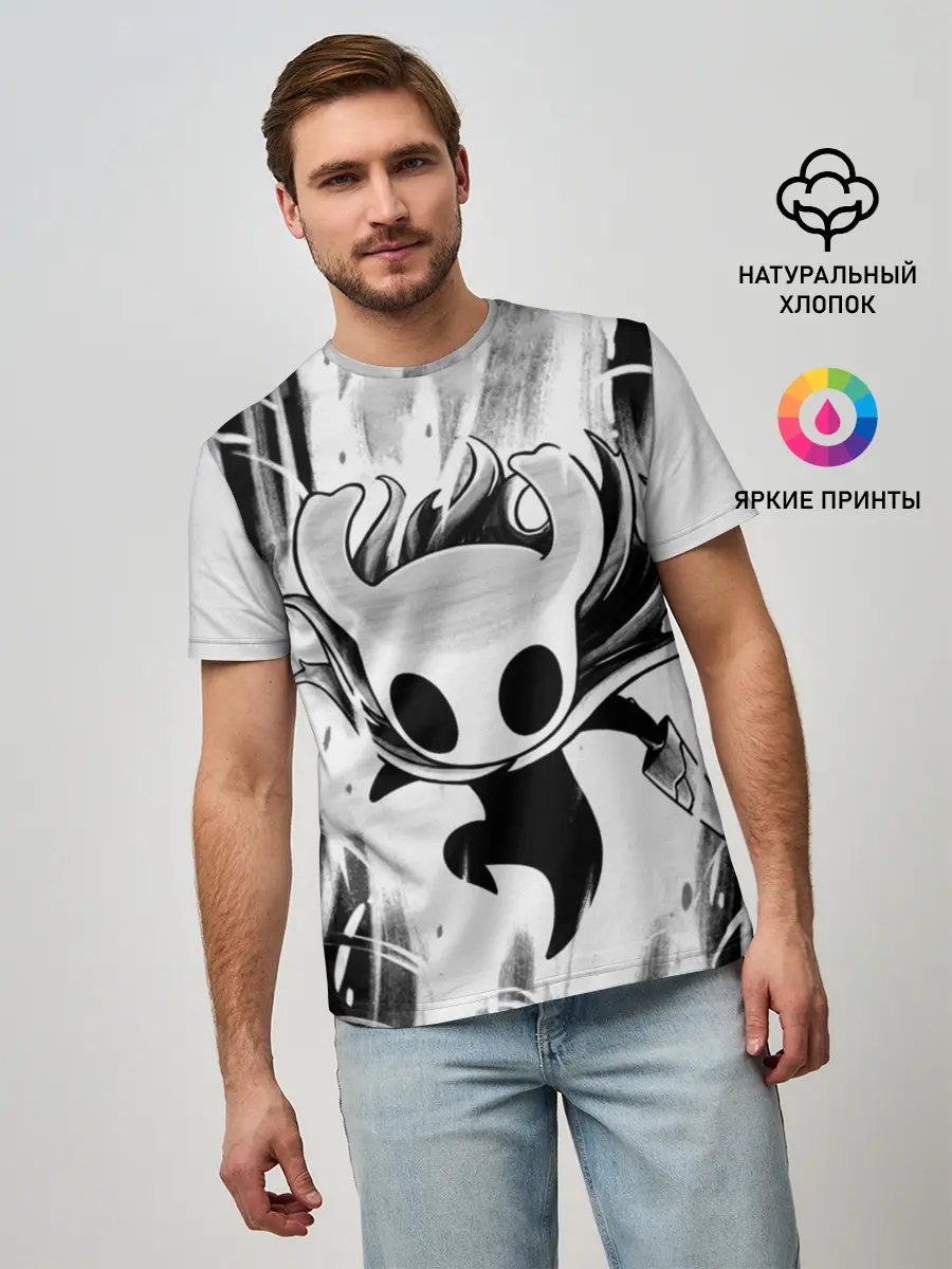 Мужская базовая футболка / Hollow Knight