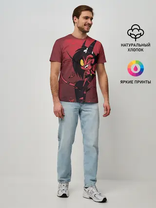 Мужская базовая футболка / Отель Хазбин