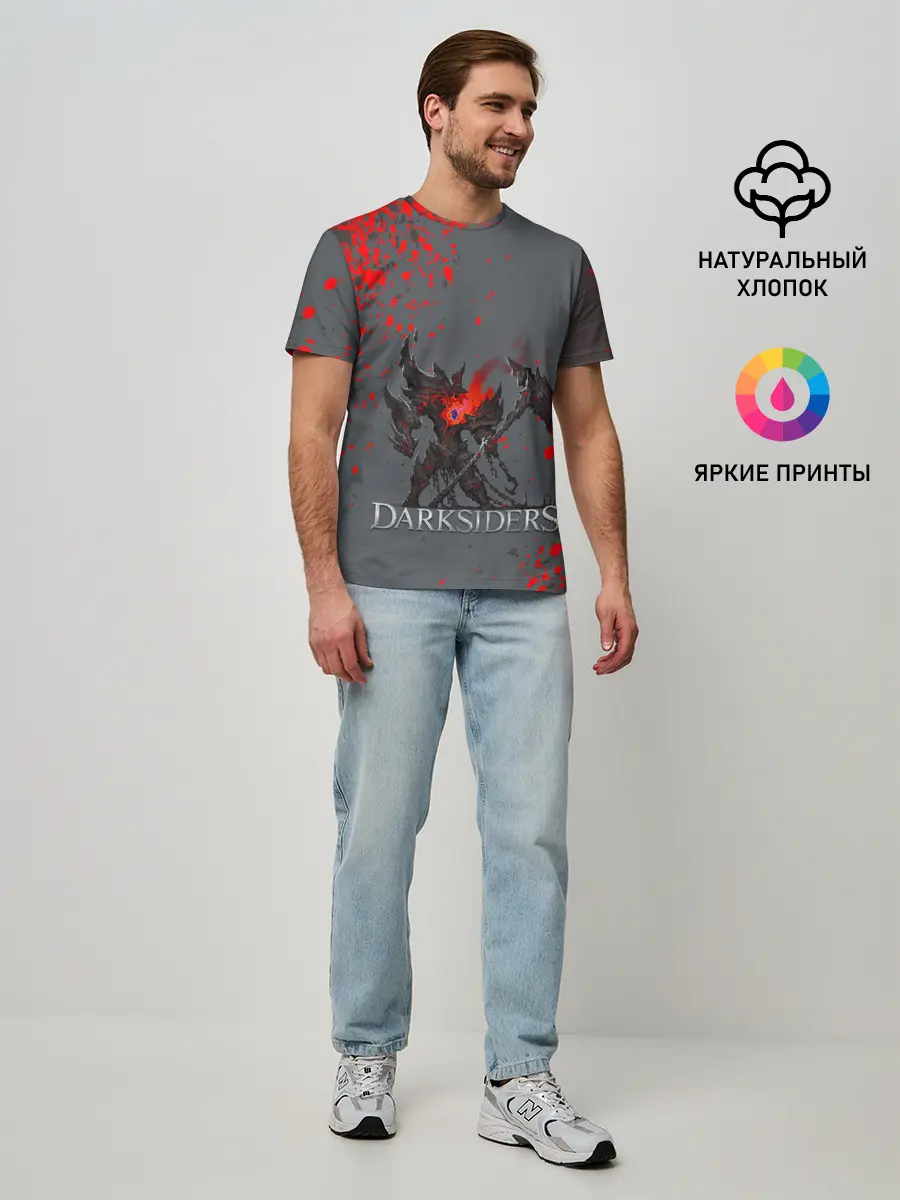 Мужская базовая футболка / Darksiders | Гнев Войны