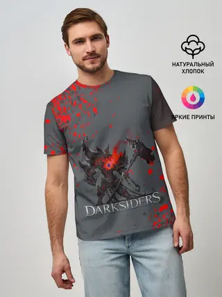 Мужская базовая футболка / Darksiders | Гнев Войны