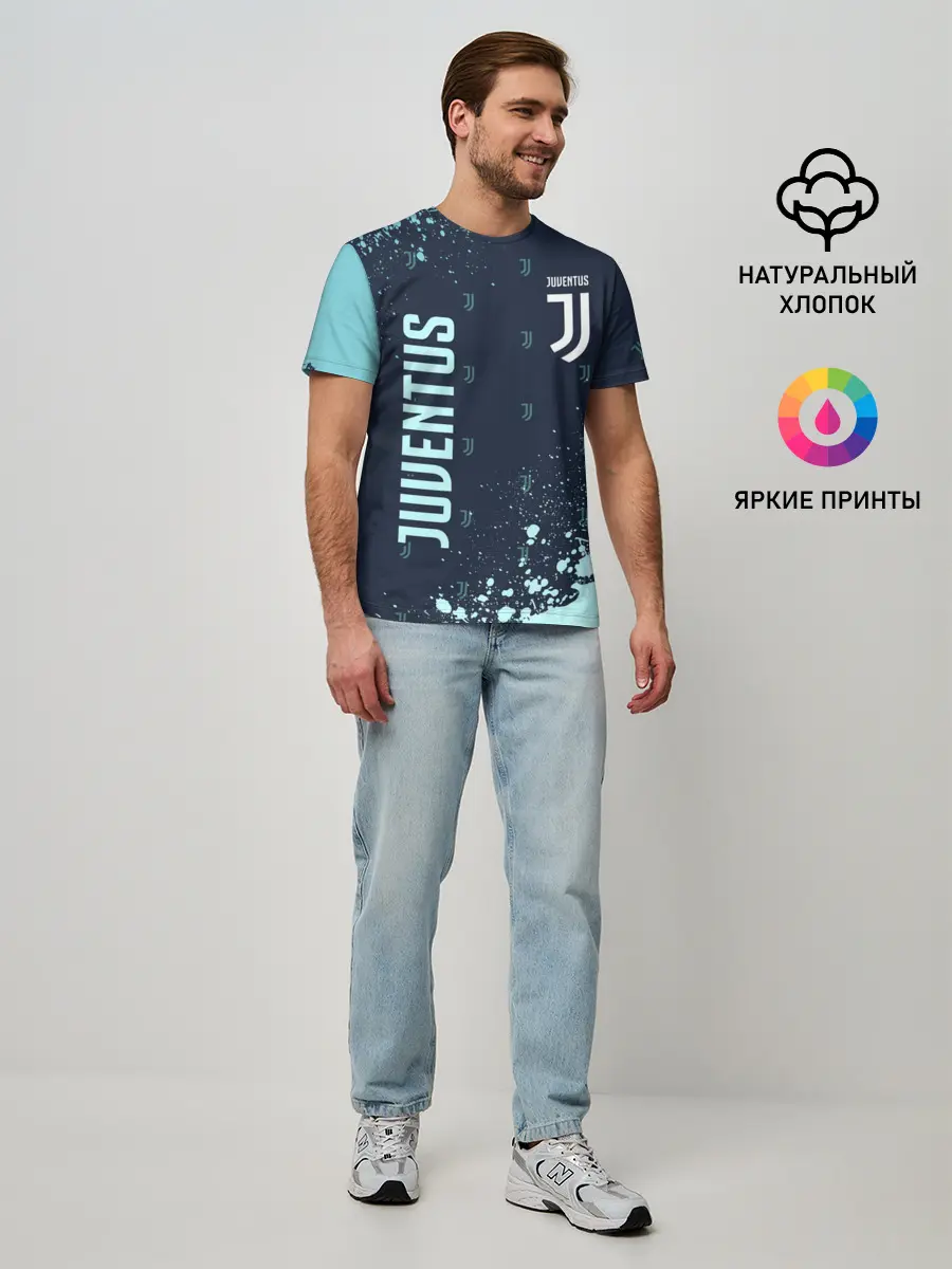 Мужская базовая футболка / JUVENTUS / ЮВЕНТУС