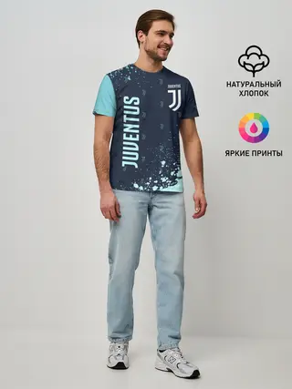 Мужская базовая футболка / JUVENTUS / ЮВЕНТУС