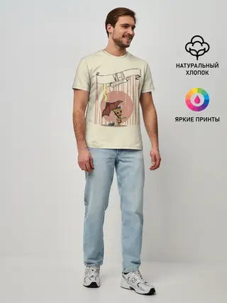 Мужская базовая футболка / WX-78