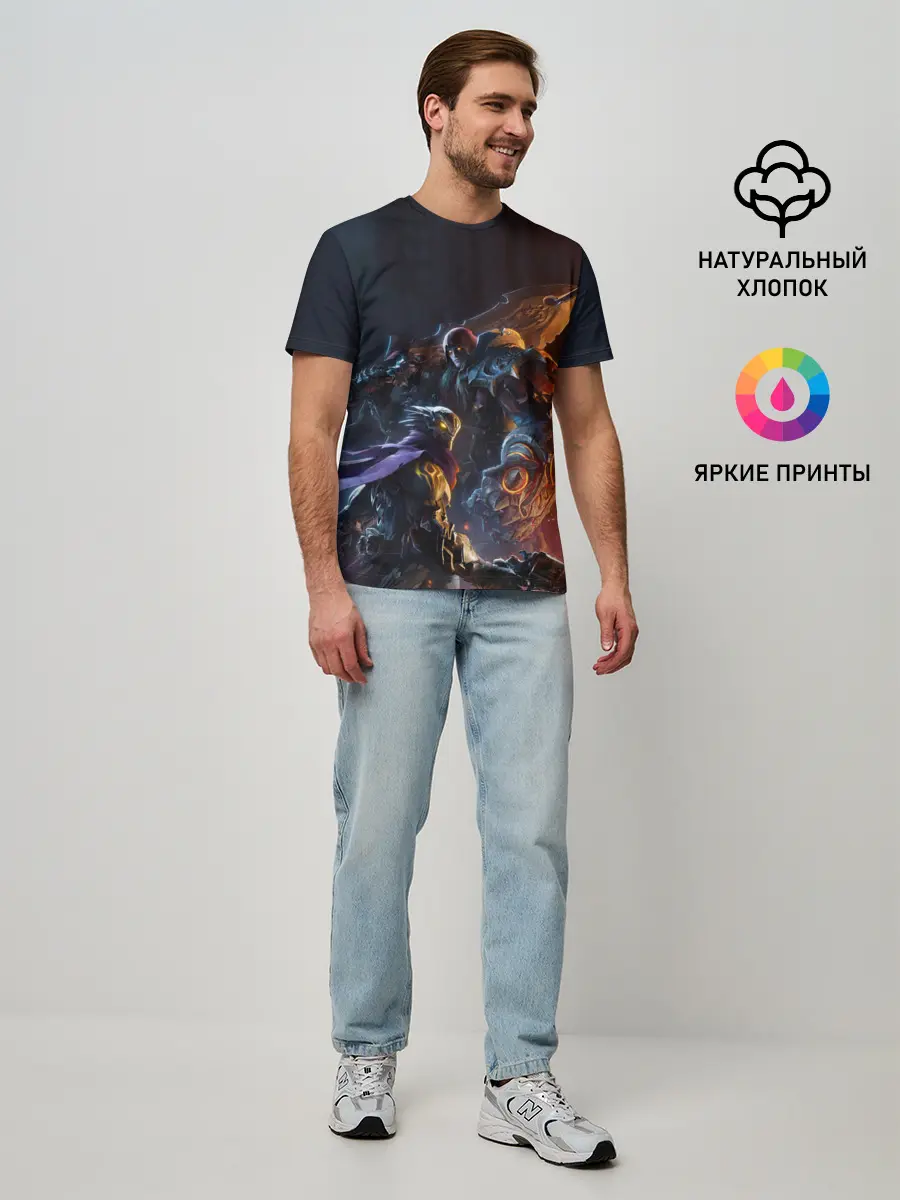 Мужская базовая футболка / Darksiders Genesis