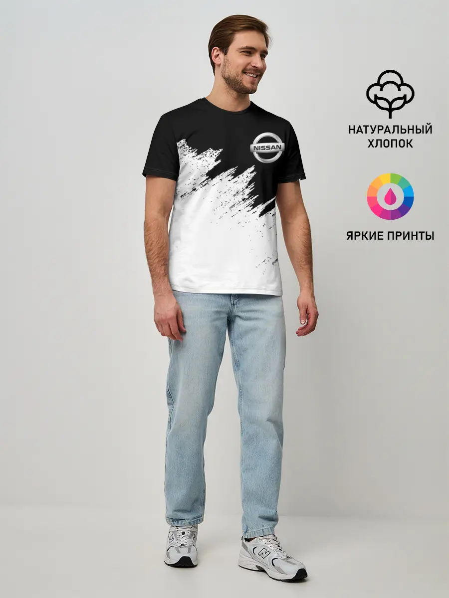 Мужская базовая футболка / NISSAN | НИССАН