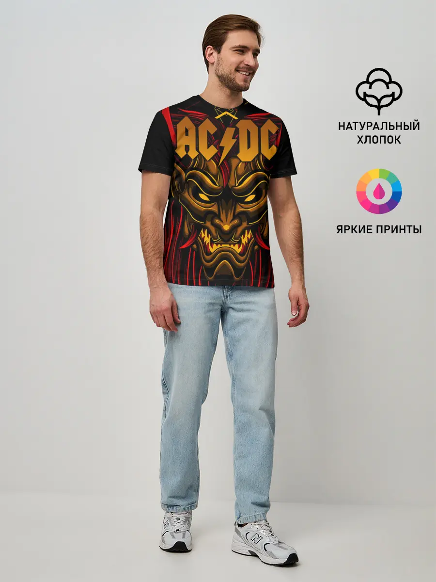 Мужская базовая футболка / AC/DC