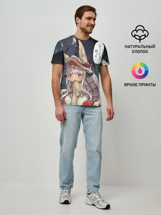 Мужская базовая футболка / Nanachi