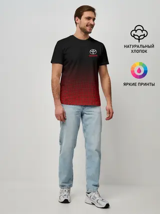 Мужская базовая футболка / TOYOTA SPORT