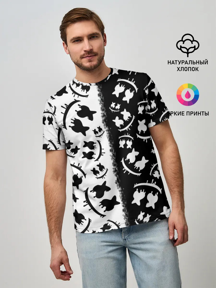 Мужская базовая футболка / MARSHMELLO