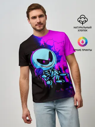 Мужская базовая футболка / Friday Night Funkin SKID