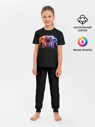 Детская пижама с брюками / НЕОНОВЫЙ ПАУК / NEON