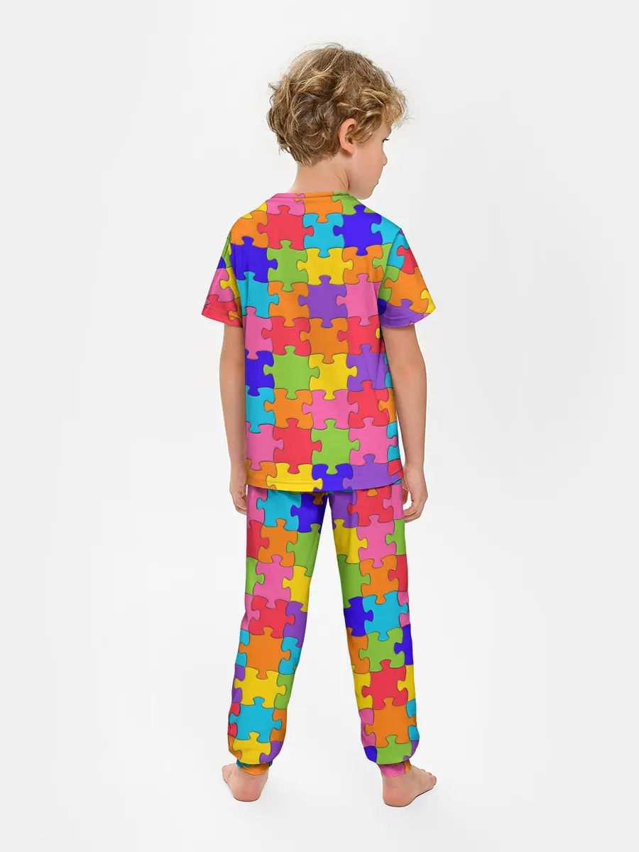 Детская пижама с брюками / Пазлы