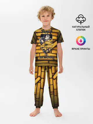 Детская пижама с брюками / Bendy and the ink machine