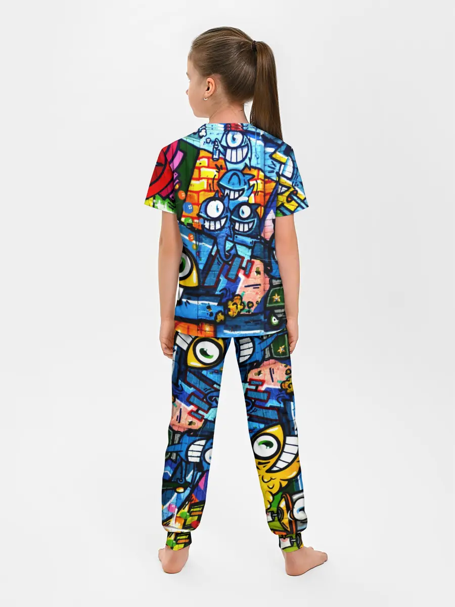 Детская пижама с брюками / GRAFFITI EXCLUSIVE