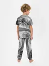 Детская пижама с брюками / Spilled ink Texture