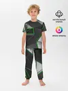 Детская пижама с брюками / 3D полигон