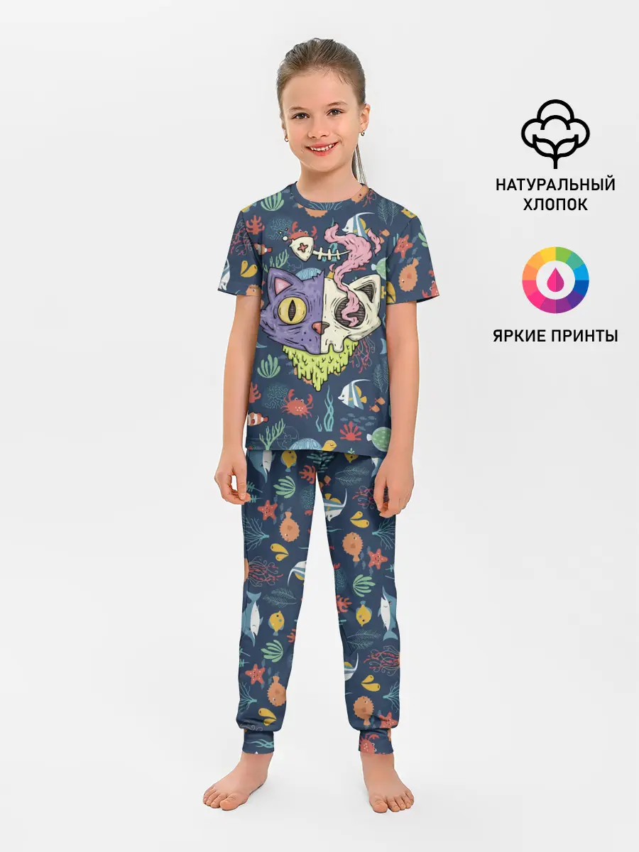 Детская пижама с брюками / Завтрак