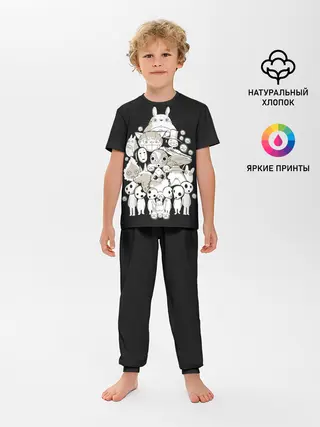 Детская пижама с брюками / Герои Миядзаки