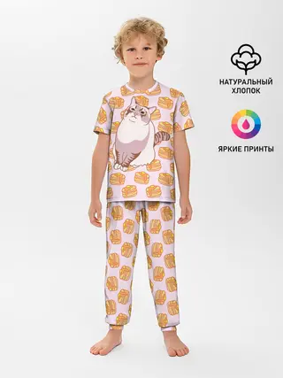Детская пижама с брюками / Блины