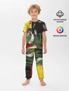 Детская пижама с брюками / Мазок художника!
