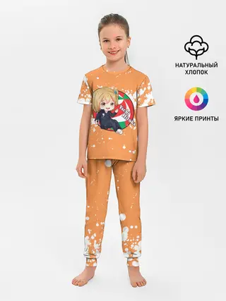 Детская пижама с брюками / Yachi Hitoka | Haikyu | Волейбол