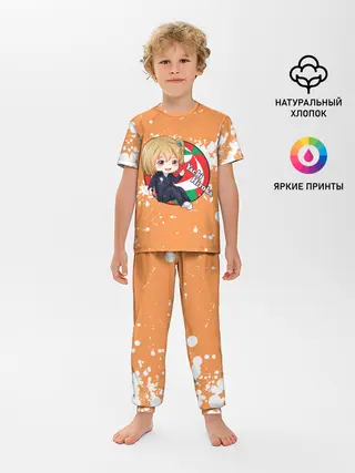 Детская пижама с брюками / Yachi Hitoka | Haikyu | Волейбол