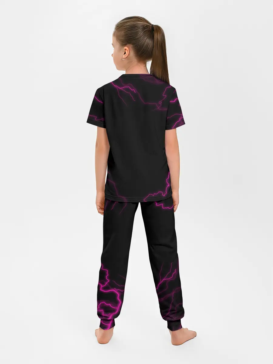 Детская пижама с брюками / Игра в кальмара смотрящий тут как тут