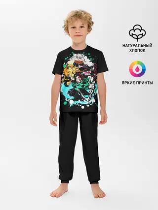 Детская пижама с брюками / Клинок рассекающий демонов