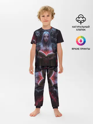 Детская пижама с брюками / Demonic book