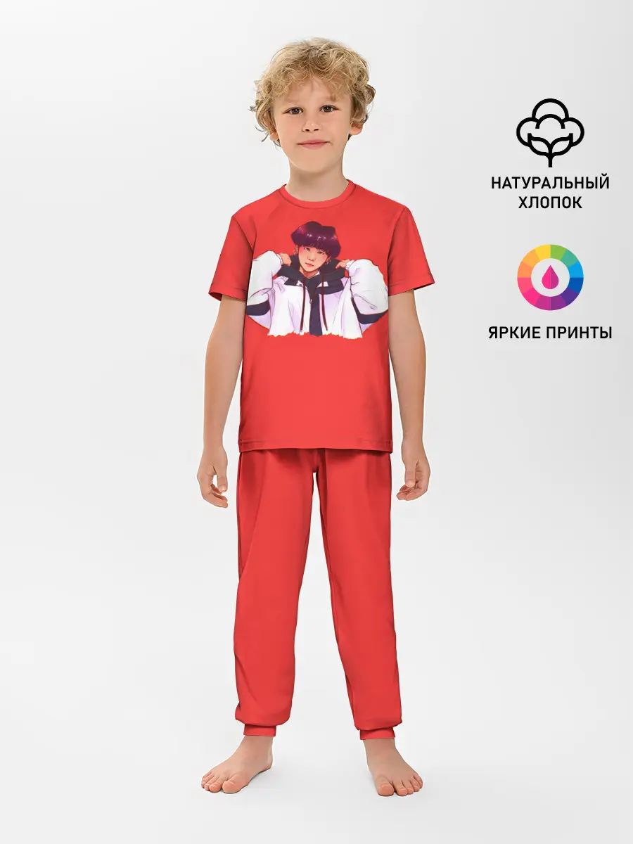 Детская пижама с брюками / Suga Red