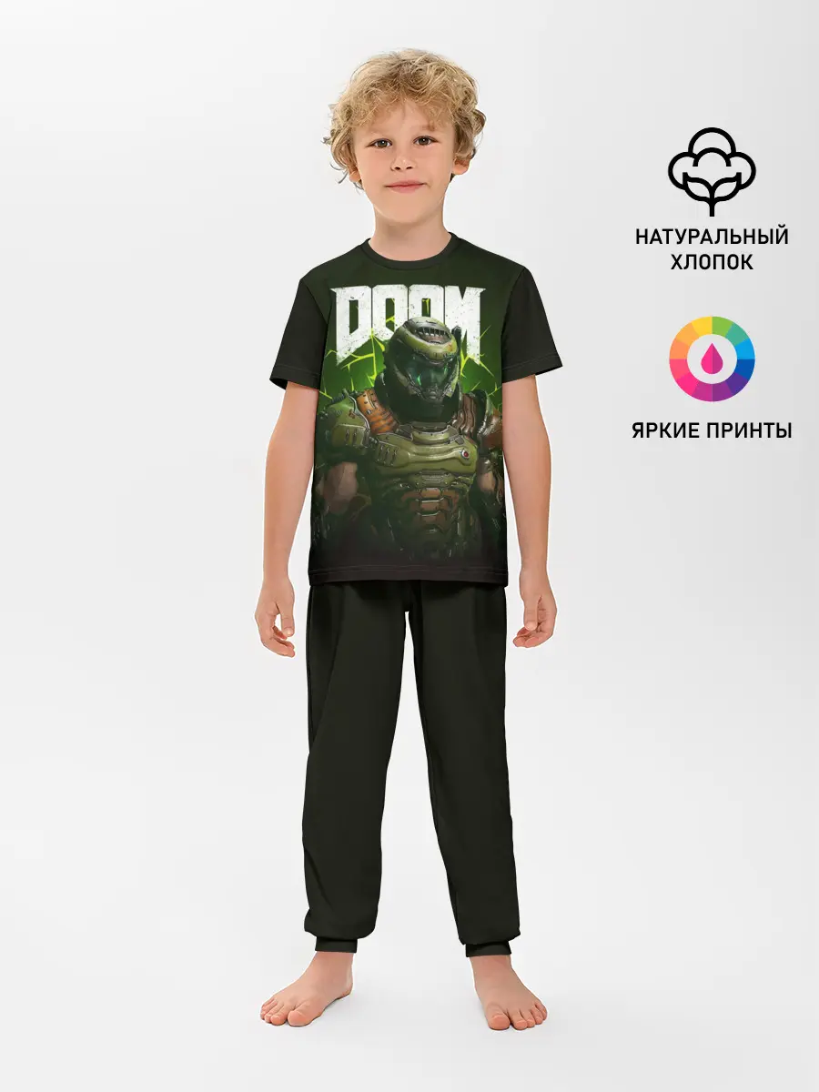 Детская пижама с брюками / Doom Eternal