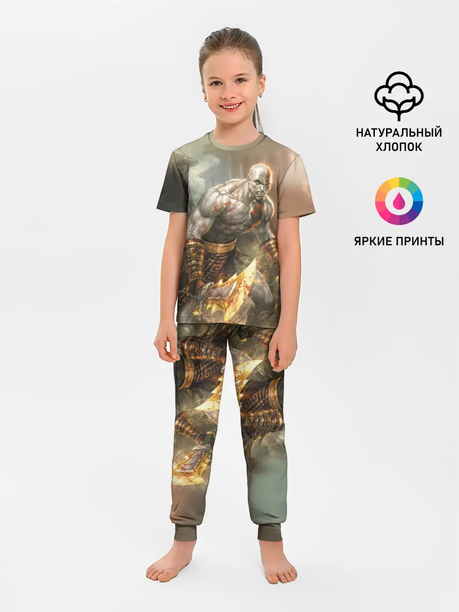 Детская пижама с брюками / God of War