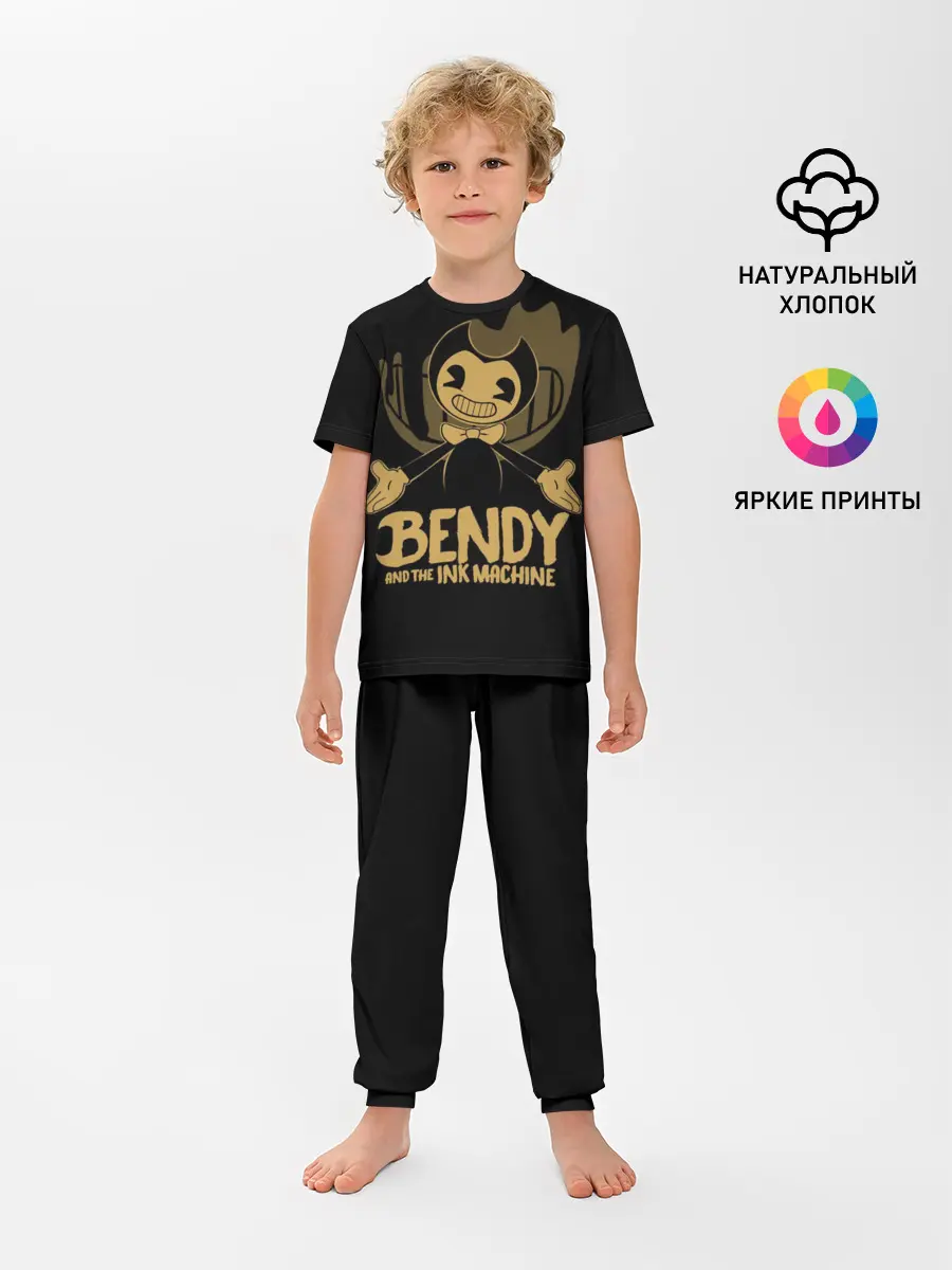 Детская пижама с брюками / Bendy and the ink machine