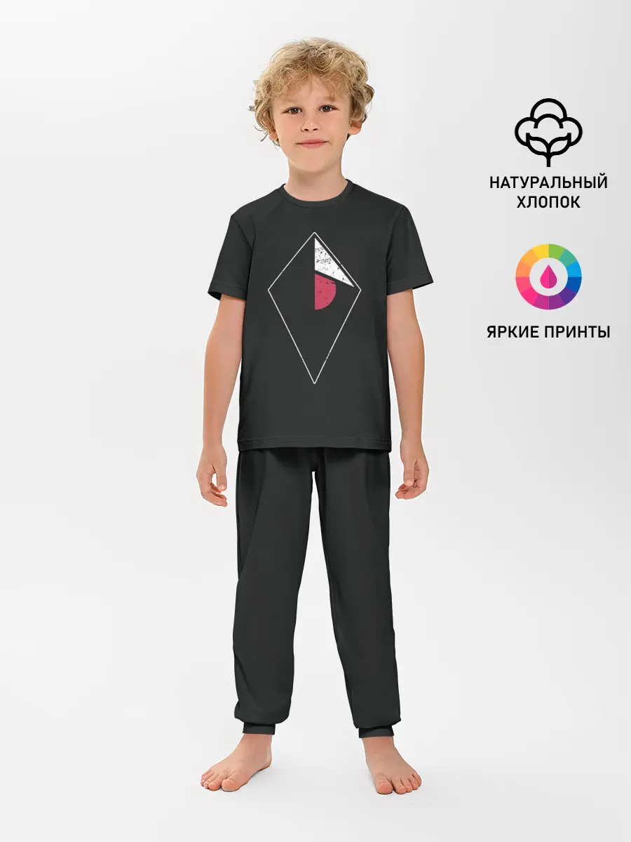 Детская пижама с брюками / Атлас