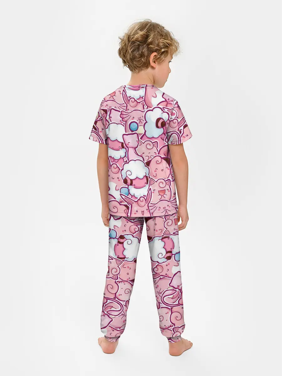 Детская пижама с брюками / Розовое собрание